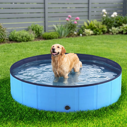 Faltbarer Hundepool mit festen Wänden