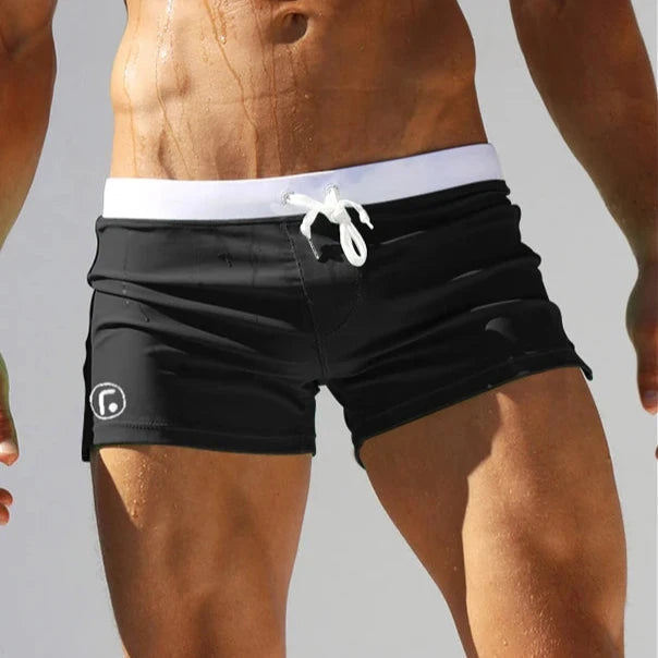 Snelldrocknende Herren-Badehose mit elastischem Bund