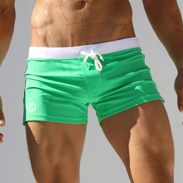 Snelldrocknende Herren-Badehose mit elastischem Bund