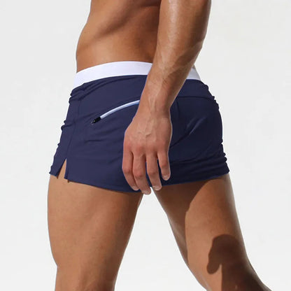 Snelldrocknende Herren-Badehose mit elastischem Bund