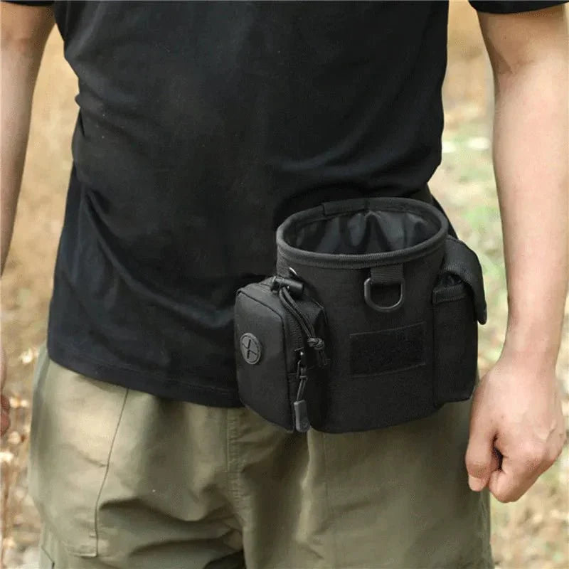 Praktische Bauchtasche für Hundetraining mit Fächern