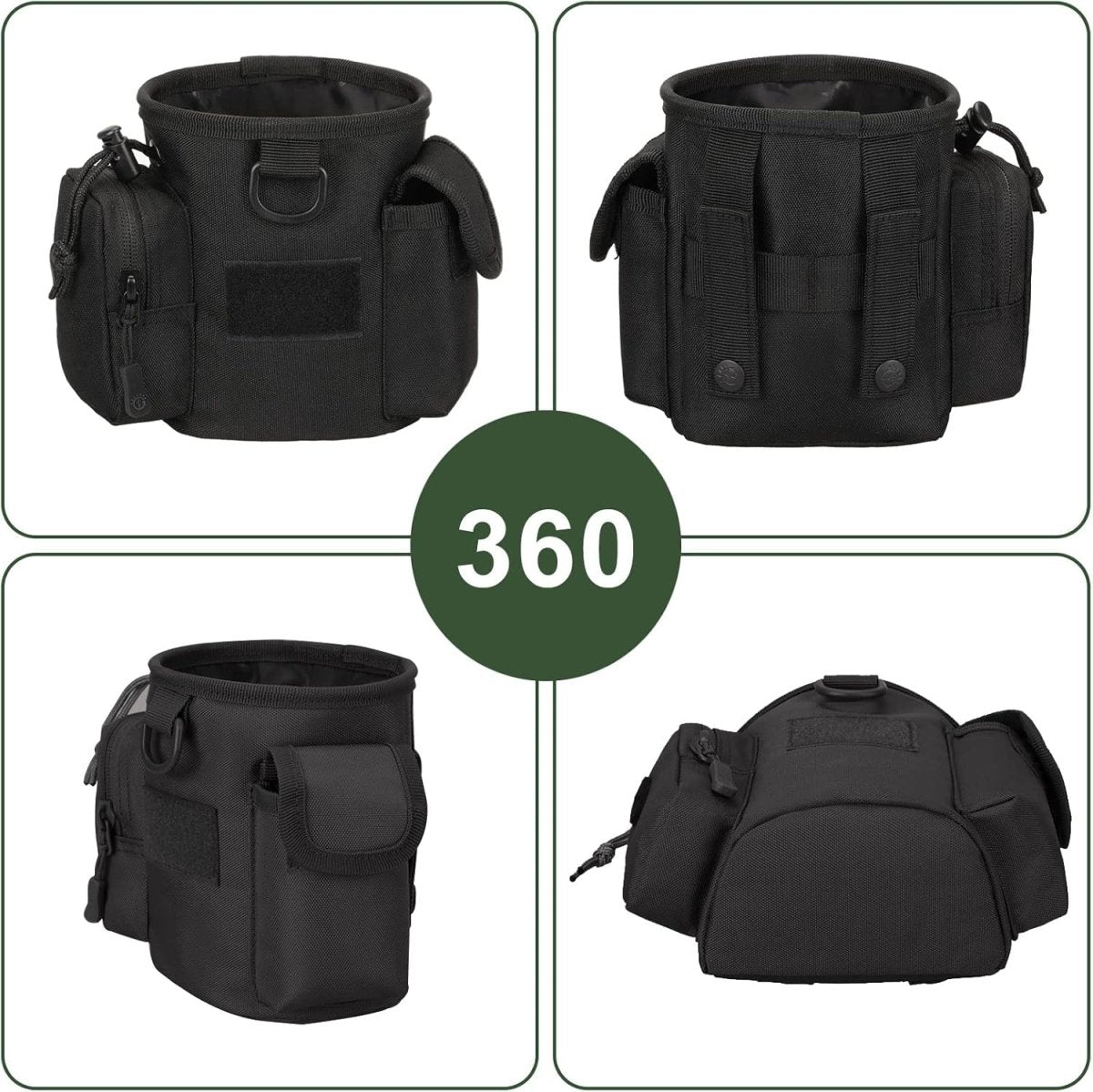 Praktische Bauchtasche für Hundetraining mit Fächern
