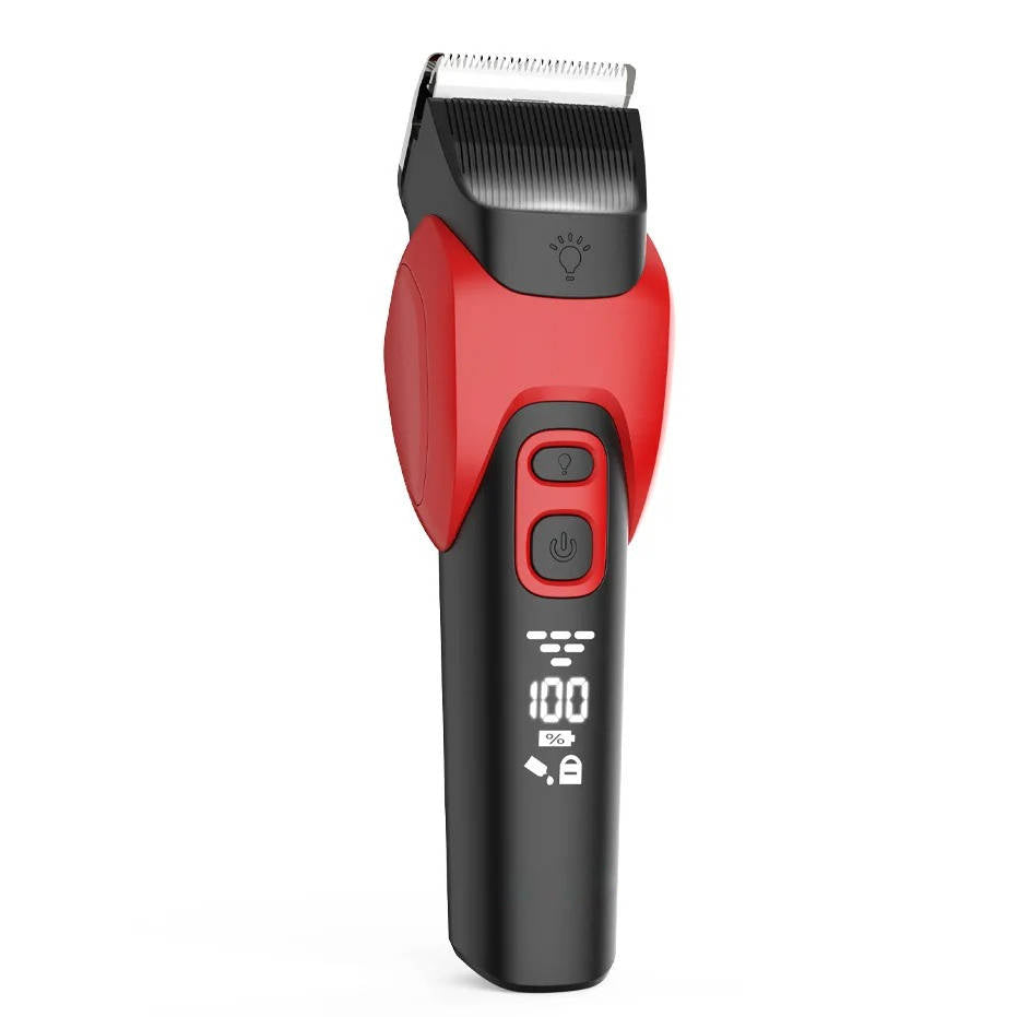 Kabellose Hundeschermaschine mit digitalem Display