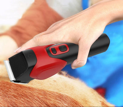 Kabellose Hundeschermaschine mit digitalem Display