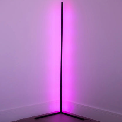 Moderne LED-Eckstehlampe mit Dimmfunktion 142 cm