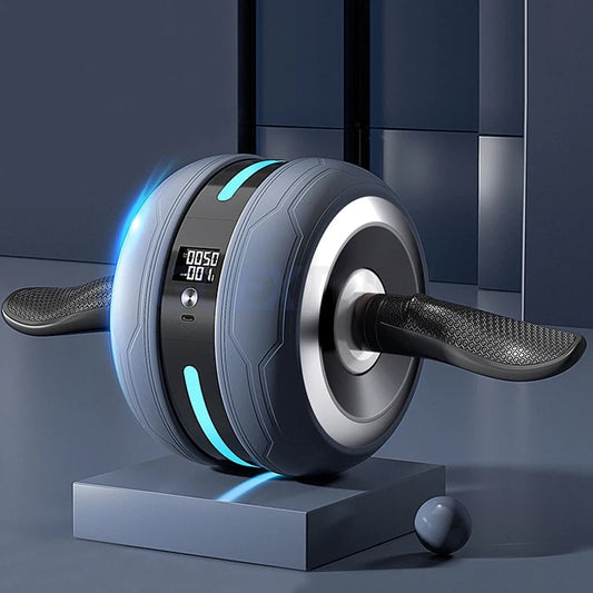 Automatisches Rebound-Bauchmuskelrad mit Display