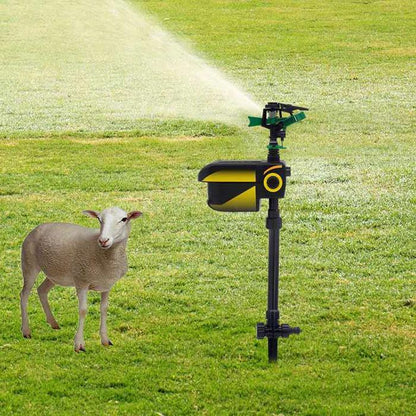 Bewegungsaktivierter Rasensprenger mit Solarbetrieb