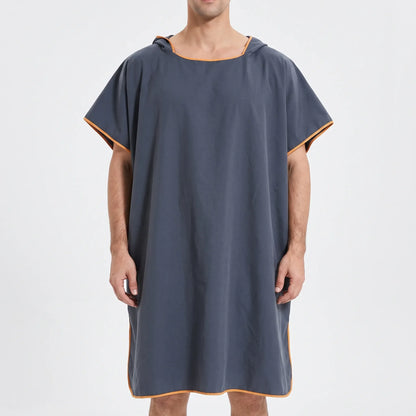 Schnelltrocknender Surfponcho mit Kapuze