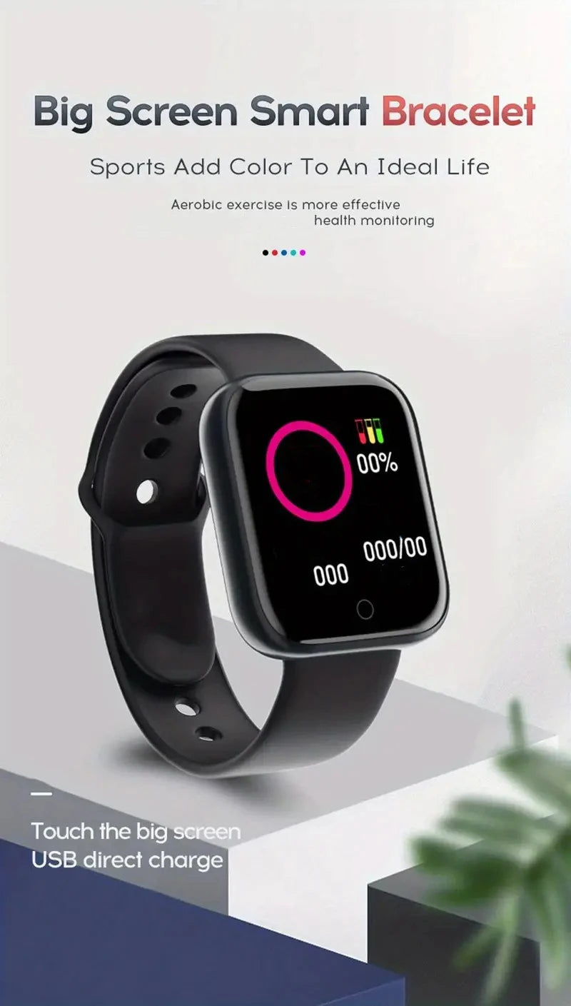 Smartwatch mit Fitness-Tracker, Herzfrequenzmesser, Schlafanalyse & Nachrichtenanzeige