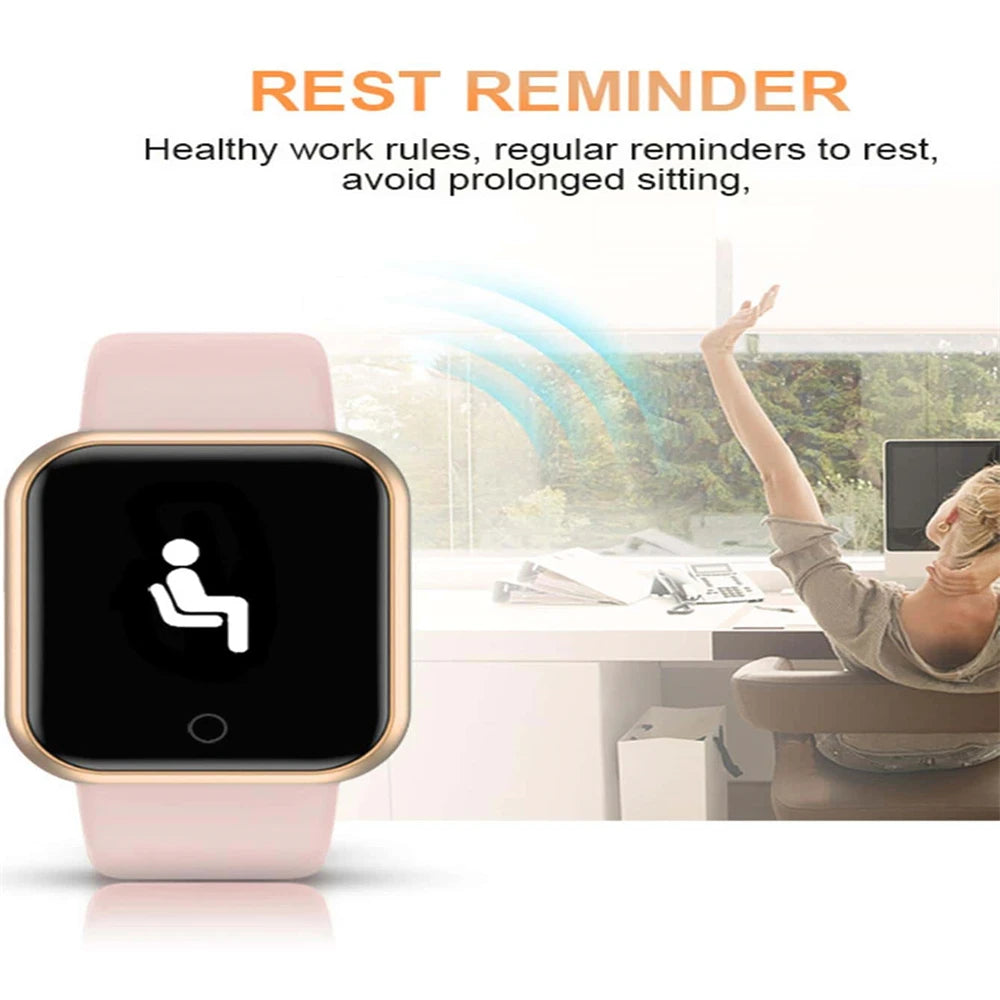 Smartwatch mit Fitness-Tracker, Herzfrequenzmesser, Schlafanalyse & Nachrichtenanzeige