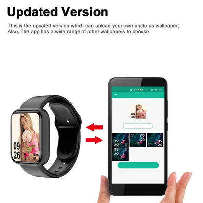 Smartwatch mit Fitness-Tracker, Herzfrequenzmesser, Schlafanalyse & Nachrichtenanzeige
