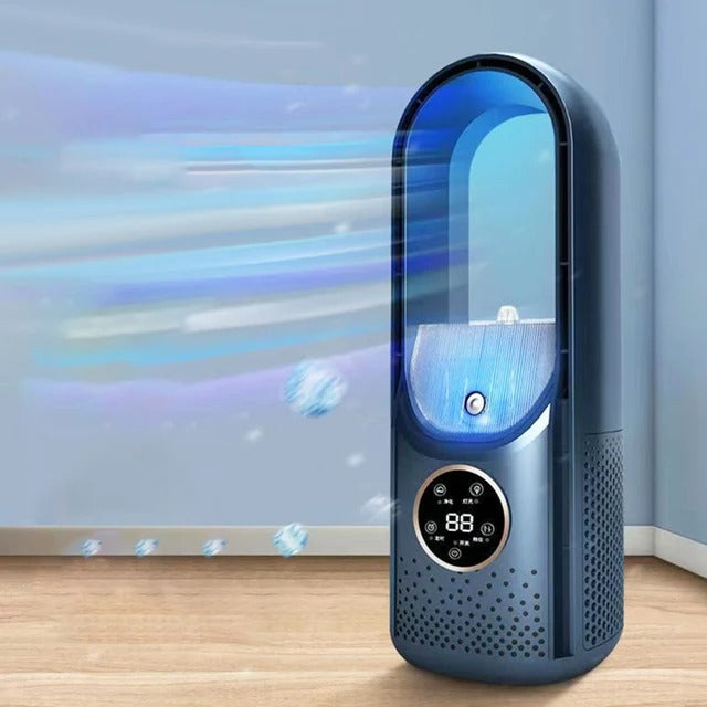 Tragbarer USB-Mini-Luftkühler mit 6 Stufen und Fernbedienung