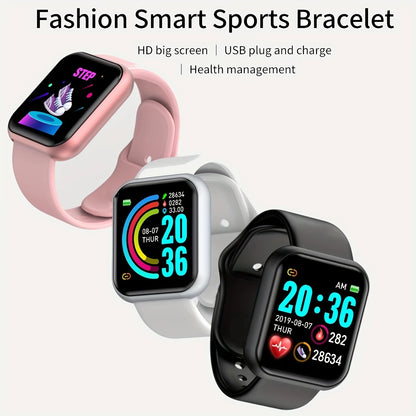 Smartwatch mit Fitness-Tracker, Herzfrequenzmesser, Schlafanalyse & Nachrichtenanzeige