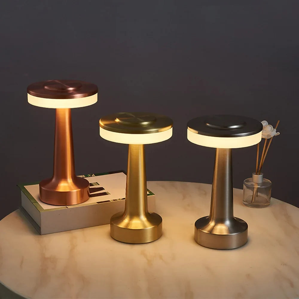 Dimmbare LED-Tischleuchte mit Touch-Bedienung 22 cm