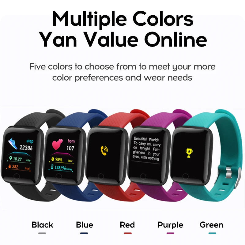 Smartwatch mit Fitness-Tracker, Herzfrequenzmesser, Schlafanalyse & Nachrichtenanzeige