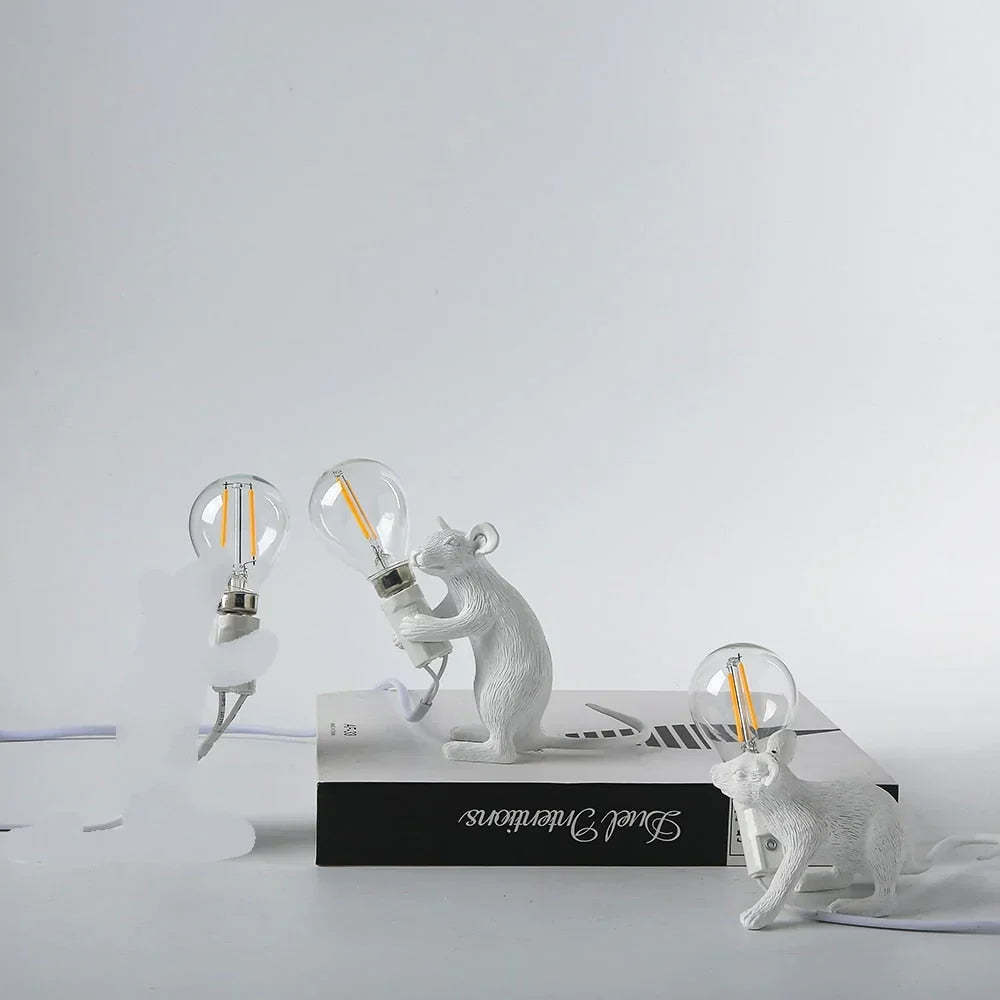 Dekorative LED-Mauslampe aus Kunstharz