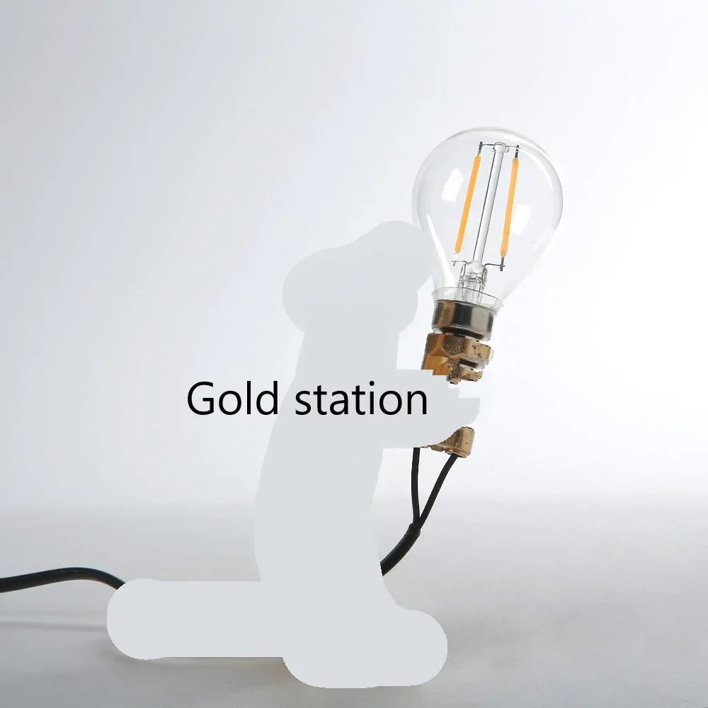Dekorative LED-Mauslampe aus Kunstharz
