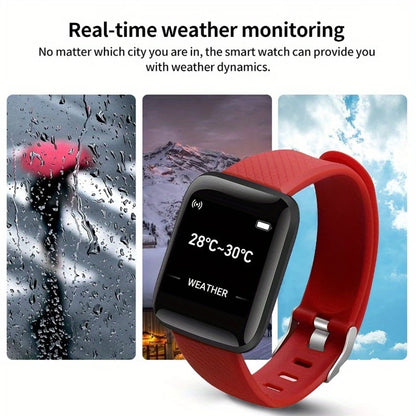 Smartwatch mit Fitness-Tracker, Herzfrequenzmesser, Schlafanalyse & Nachrichtenanzeige