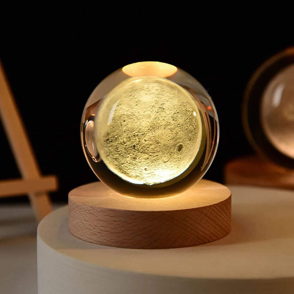 3D-Galaxie-Nachtlichtkugel mit USB-Stromversorgung