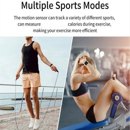 Smartwatch mit Fitness-Tracker, Herzfrequenzmesser, Schlafanalyse & Nachrichtenanzeige