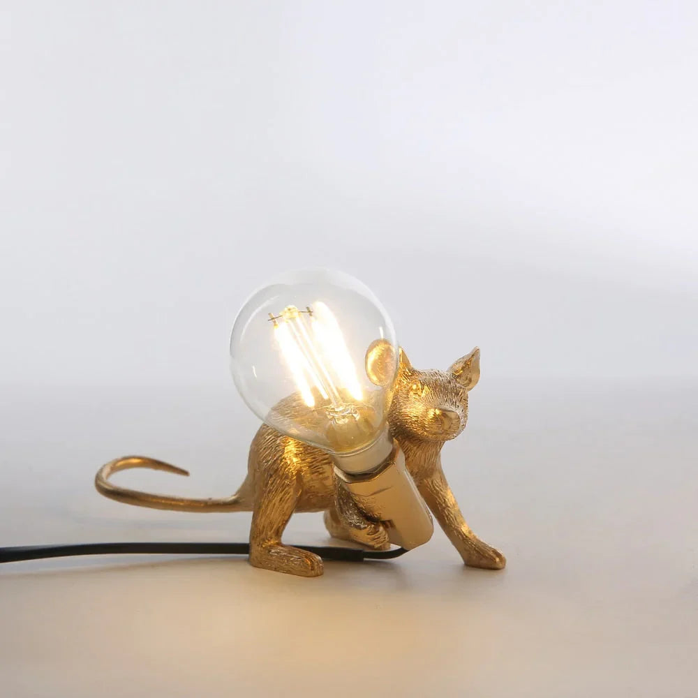 Dekorative LED-Mauslampe aus Kunstharz