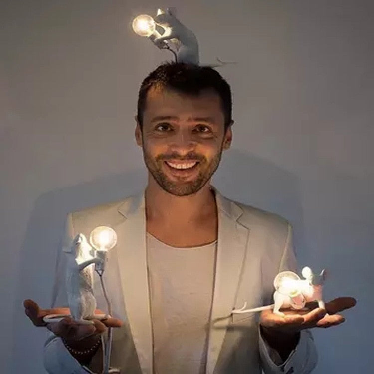 Dekorative Maus-Tischlampe mit Warmem Stimmungslicht