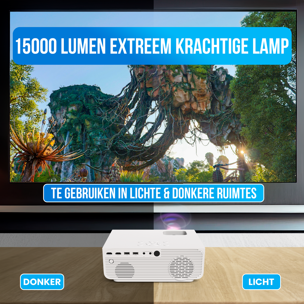 Full HD Mini-Beamer mit WiFi und Bluetooth SP280