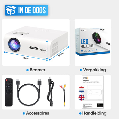 Full HD Mini-Beamer mit WiFi und Bluetooth SP280