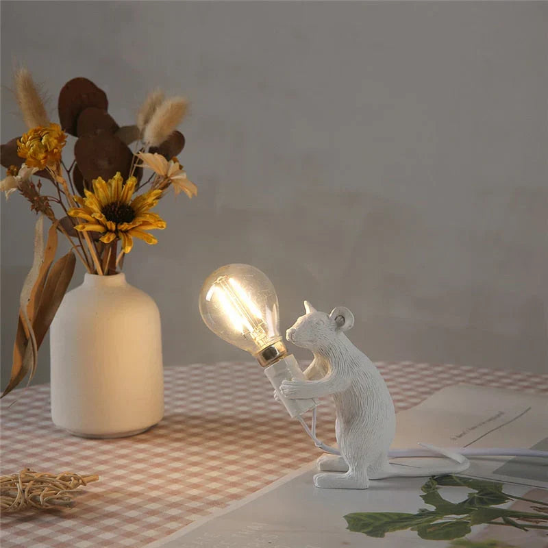 Dekorative LED-Mauslampe aus Kunstharz