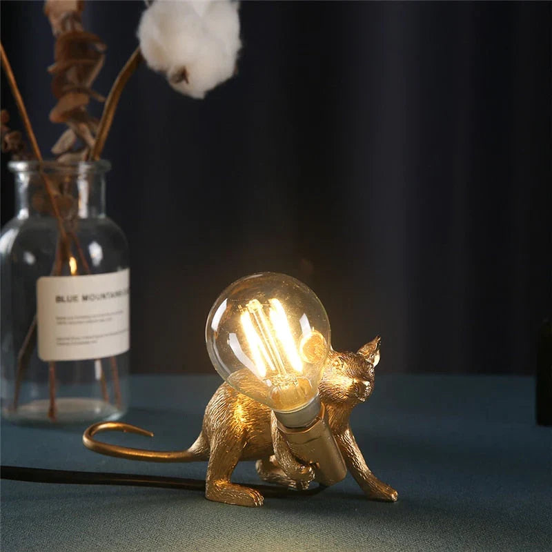 Dekorative LED-Mauslampe aus Kunstharz