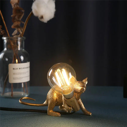 Dekorative LED-Mauslampe aus Kunstharz