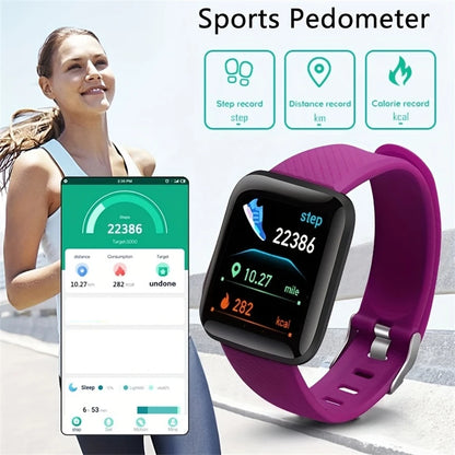 Smartwatch mit Fitness-Tracker, Herzfrequenzmesser, Schlafanalyse & Nachrichtenanzeige
