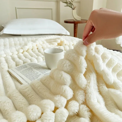Flanell-Kuscheldecke mit doppelseitigem Design