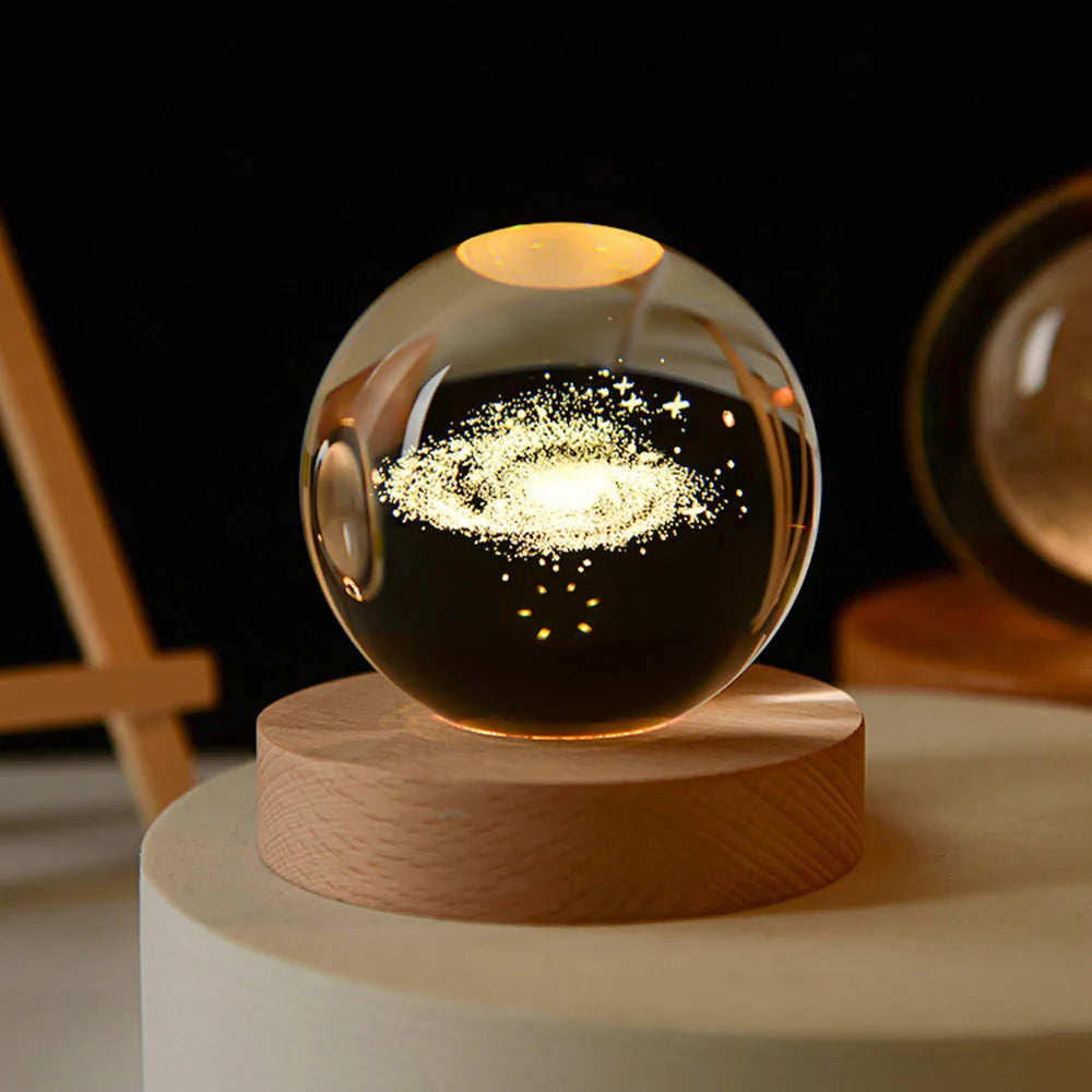 3D-Galaxie-Nachtlichtkugel mit USB-Stromversorgung
