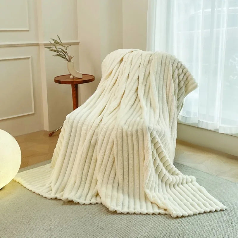 Flanell-Kuscheldecke mit doppelseitigem Design