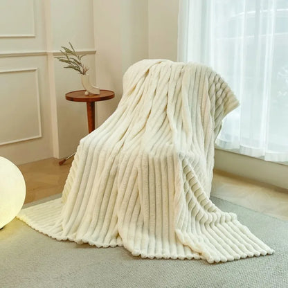 Flanell-Kuscheldecke mit doppelseitigem Design