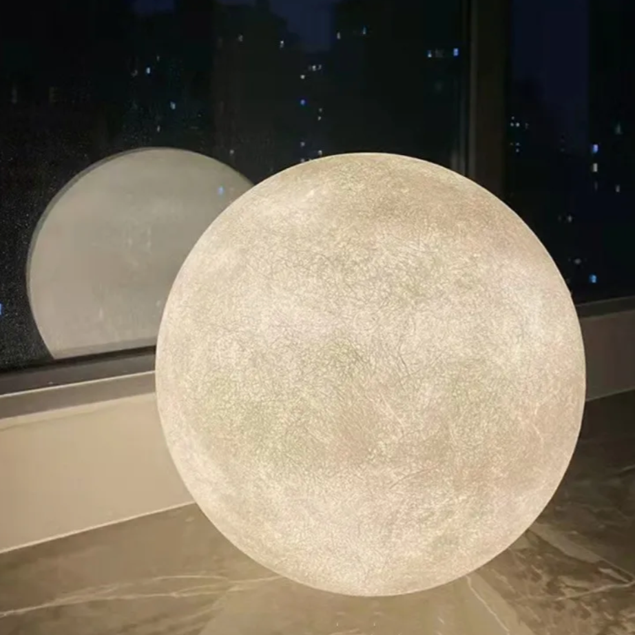 LED-Mond-Stehlampe mit verstellbarer Helligkeit