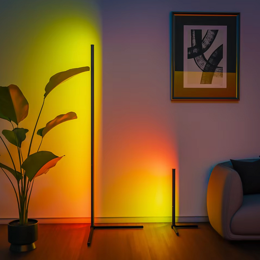 Smarte RGB-LED-Stehlampe mit App-Steuerung und Musiksynchronisation