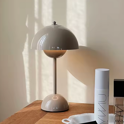 Dimmbare LED-Tischlampe mit Pilzform 29 cm