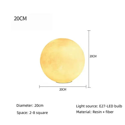 LED-Mond-Stehlampe mit verstellbarer Helligkeit