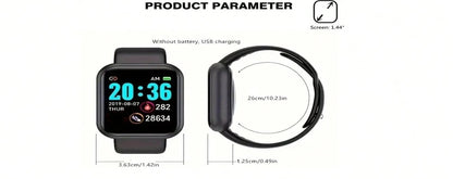Smartwatch mit Fitness-Tracker, Herzfrequenzmesser, Schlafanalyse & Nachrichtenanzeige