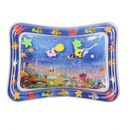 Sensorische Wasserspielmatte mit Fischmotiven für Haustiere