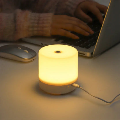 Dimmbare LED-Nachttischlampe mit USB-Anschluss und Touch-Steuerung