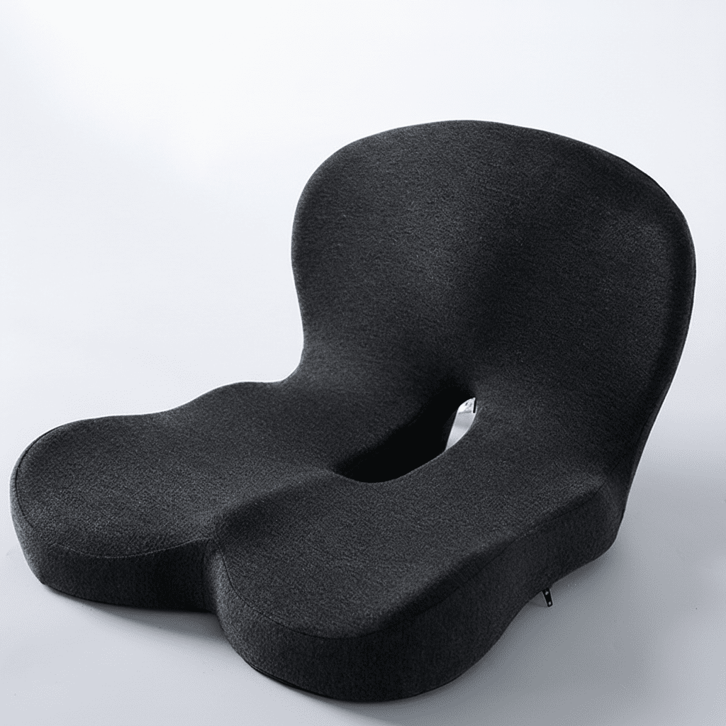 Ergonomisches Memory-Foam-Sitzkissen mit Antirutsch-Unterseite