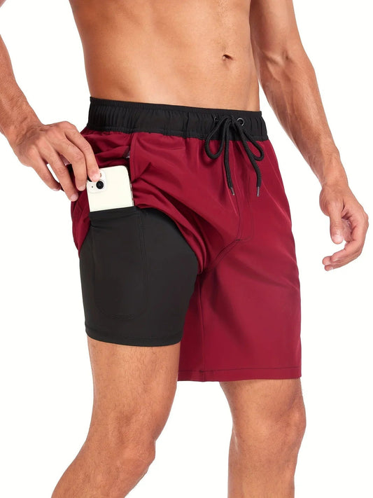 Herren-Badehose mit Handytasche
