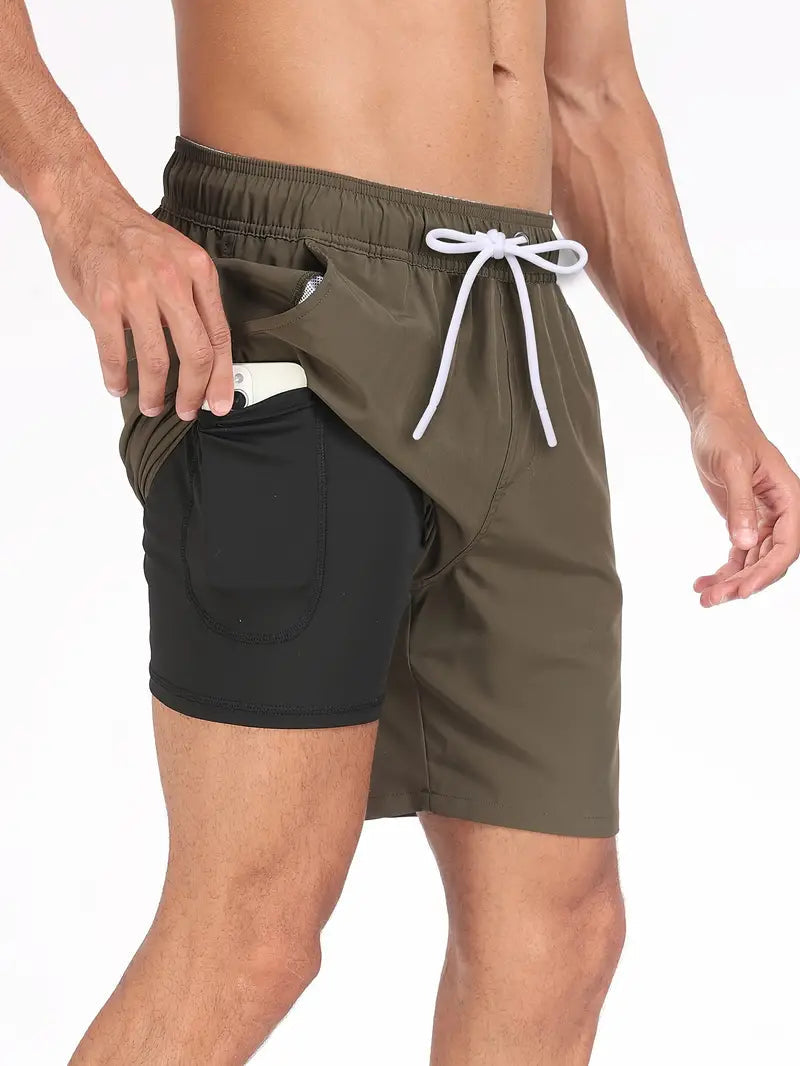 Herren-Badehose mit Handytasche