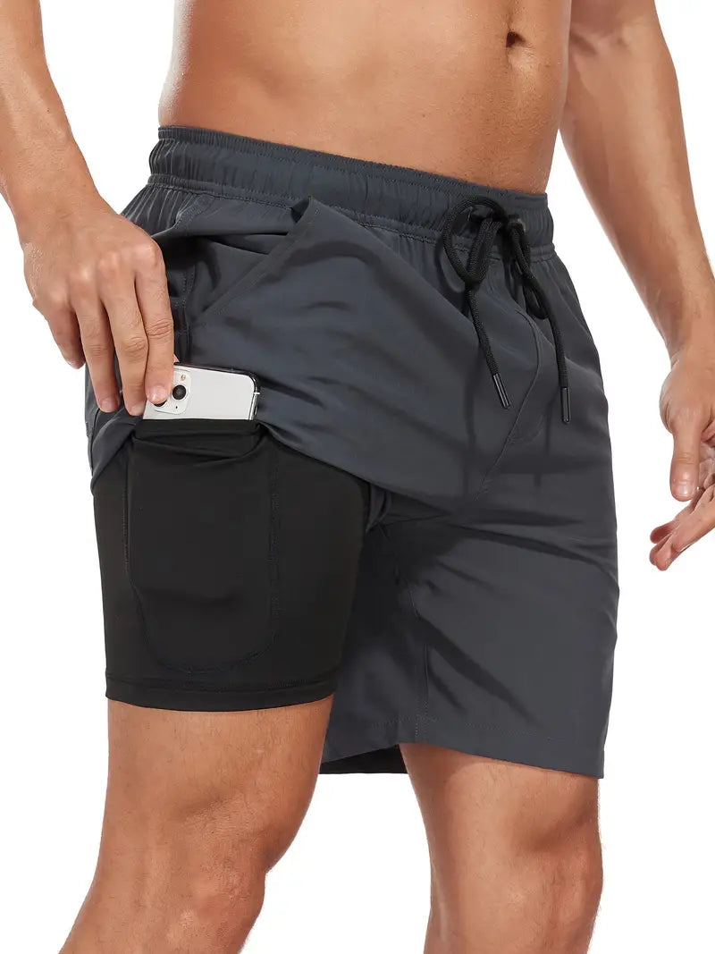Herren-Badehose mit Handytasche