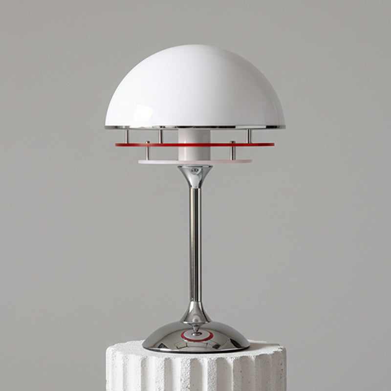 Bauhaus-Tischleuchte mit Acrylscheiben und LED