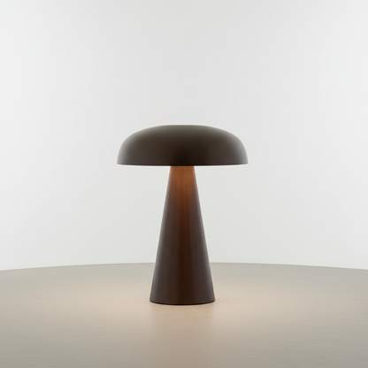 Dimmbare LED-Tischlampe in Pilzform mit Touch-Bedienung