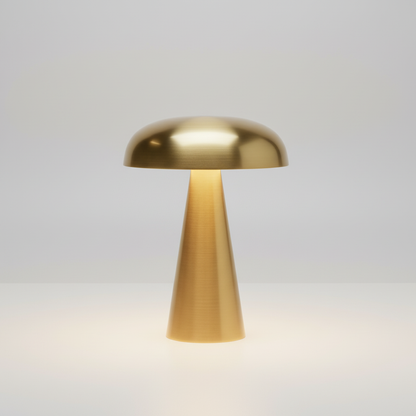 Dimmbare LED-Tischlampe in Pilzform mit Touch-Bedienung